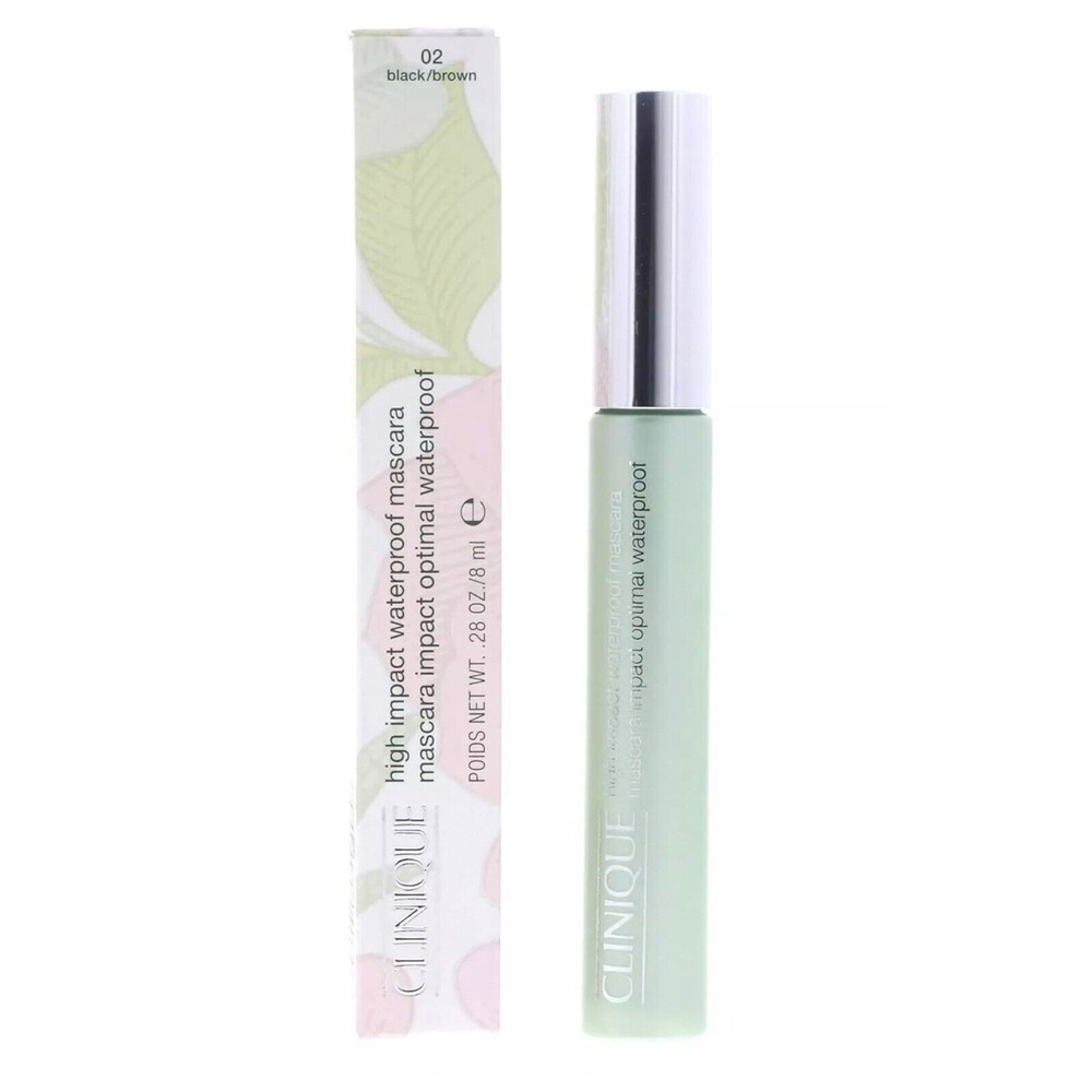 Clinique High Impact Waterproof Mascara #02 Black/Brown 0.27oz/8ml